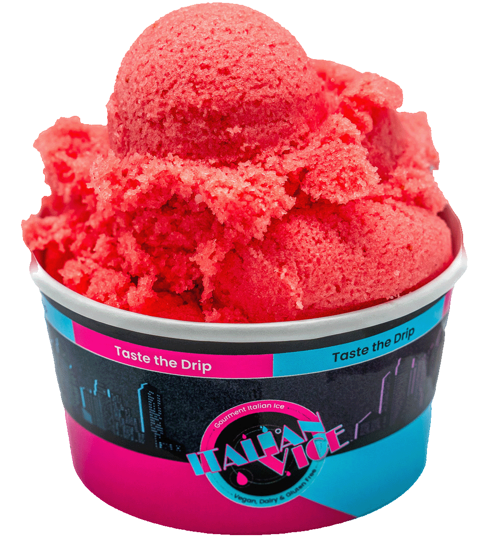 Strawberry Italian Ice | Italian Vice